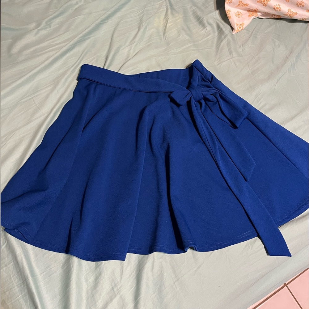 Navy blue skirt